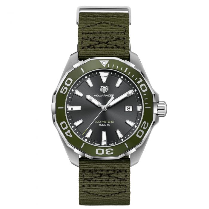 The stainless steel copy watch is water resistant.